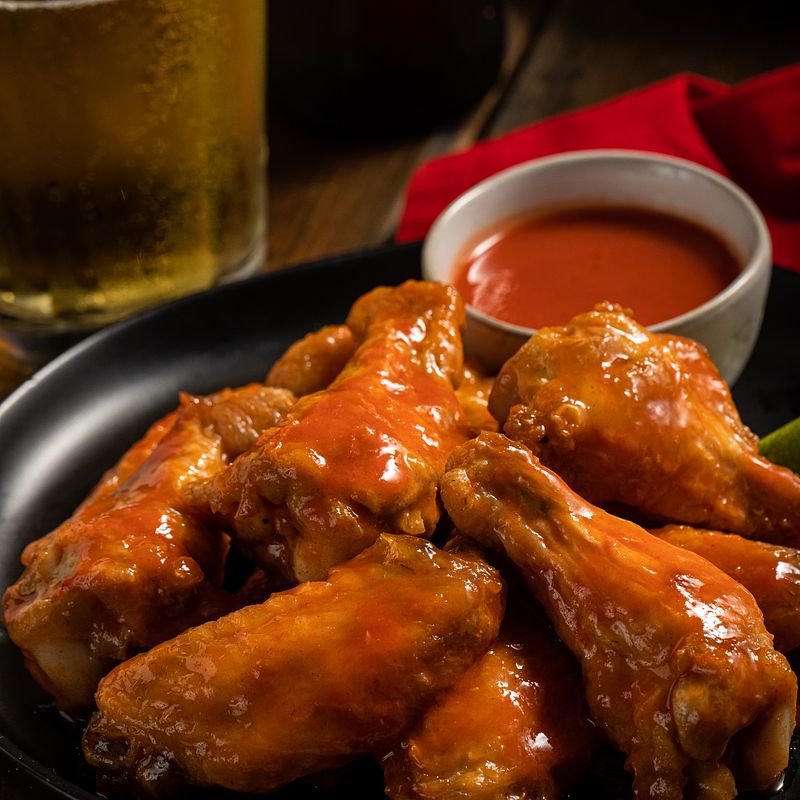 CHILLI N LIME GLAZED WINGS